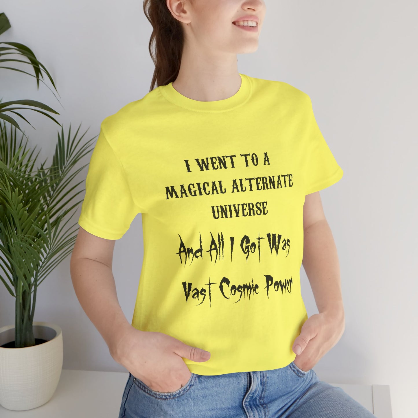 Diamond Spirit Coin I Went to a Magical Alternate Universe and All I Got was Vast Cosmic Power T-Shirt He Who Fights With Monsters Asano