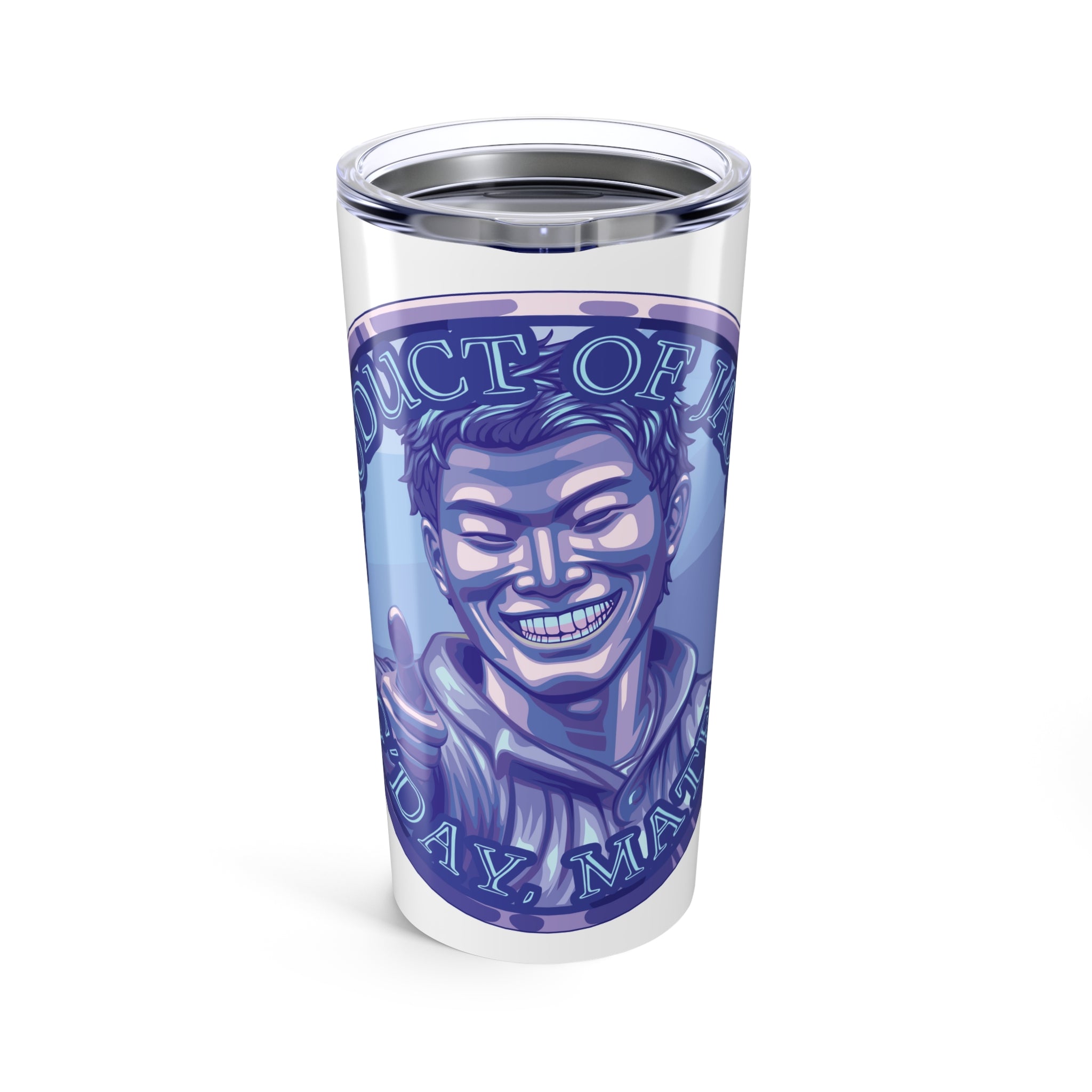 Diamond Spirit Coin Tumbler 20oz of He Who Fights With Monsters Jason Asano Diamond Coin Tumbler G'day Mate Product of Jason Tumbler
