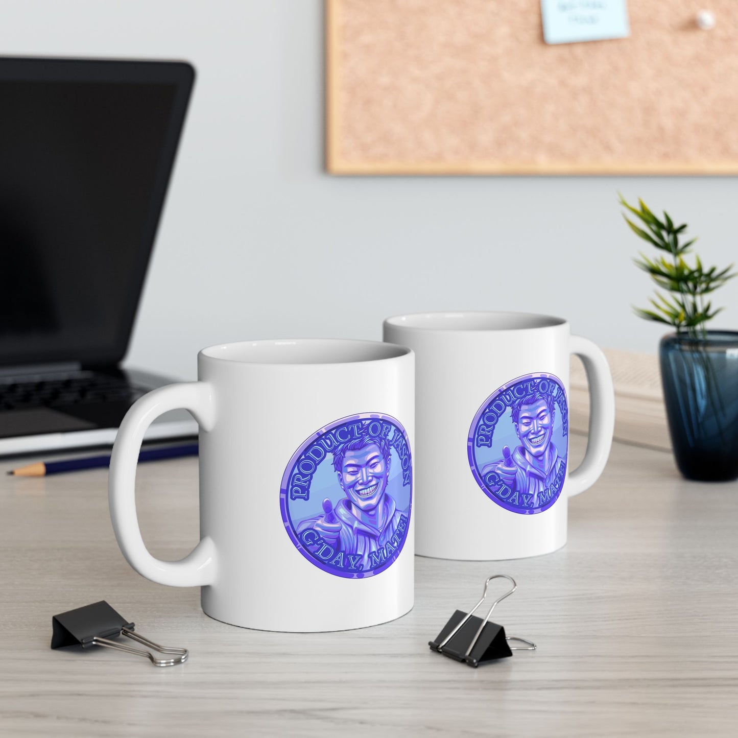 Diamond Spirit Coin Coffee Mug of He Who Fights With Monsters Jason Asano Diamond Coin Coffee Mug G'day Mate Product of Jason Coffee Mug