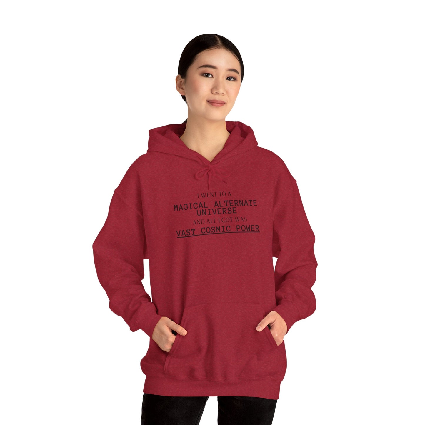 Diamond Rank He Who Fights With Monsters Fan Fiction Hoodie I went to a MAGICAL ALTERNATE UNIVERSE and all I got was Vast Cosmic Power