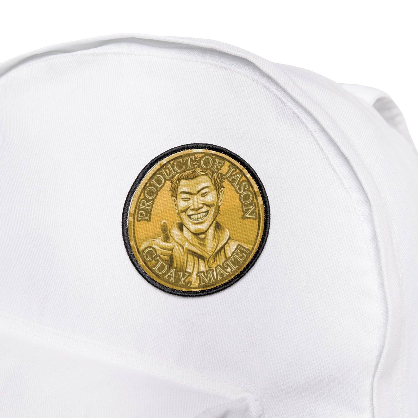 Product of Jason, G'day Mate Gold Rank Spirit Coin Patch HWFWM Fan Merch Fan Designed Spirit Coin Patch He Who Fights with Monsters