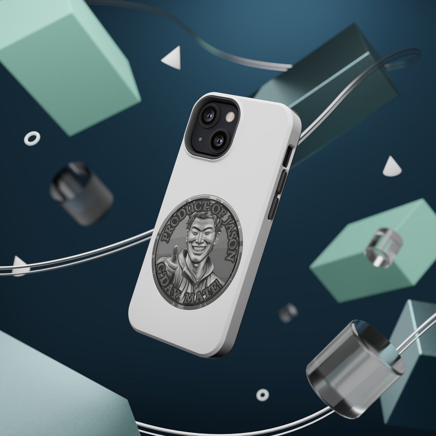 Silver Spirit Coin MagSafe Magnetic Tough Case