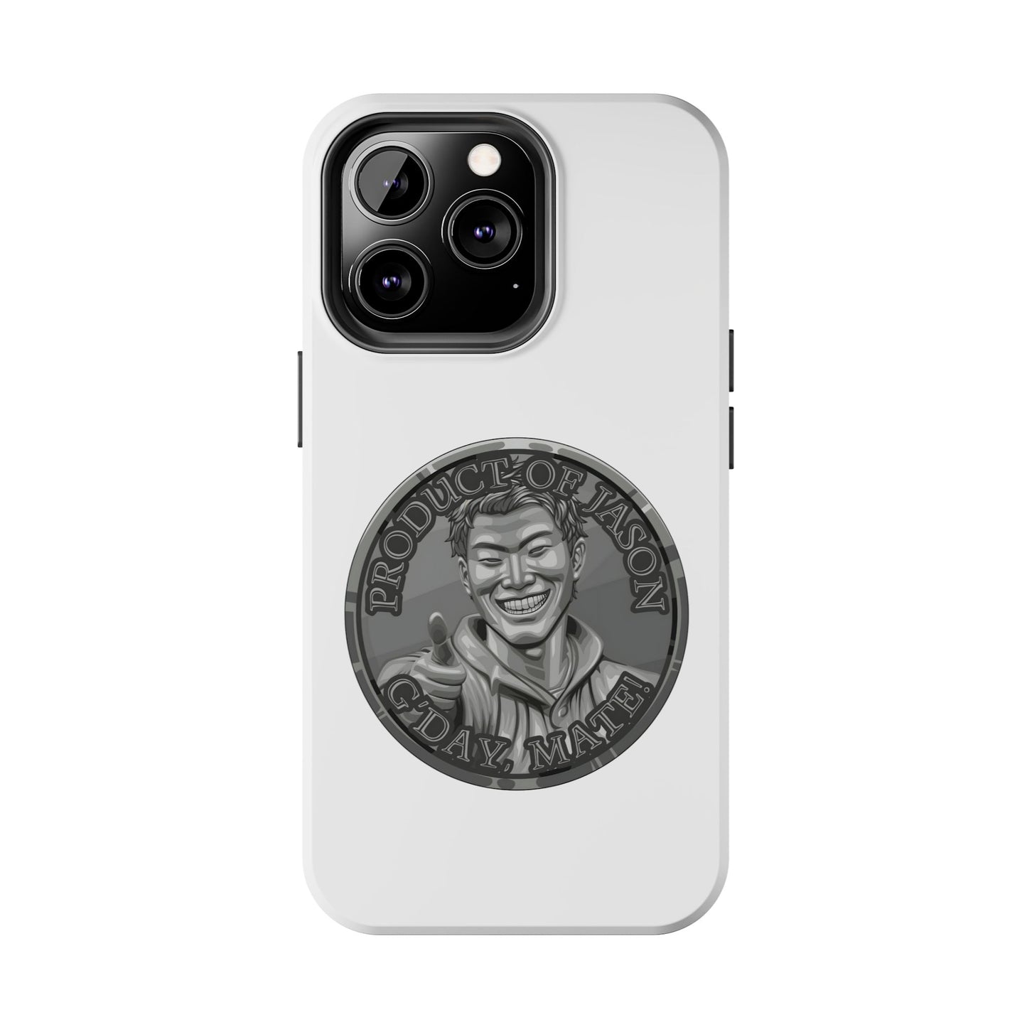 iPhone and Samsung Iron Spirit Coin Tough Phone Case - Durable Protection