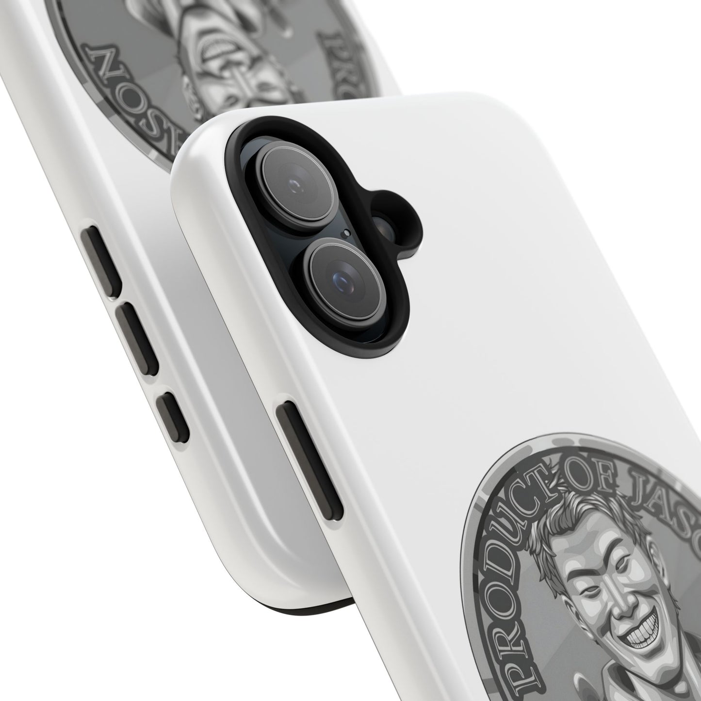 iPhone and Samsung Silver Spirit Coin Tough Phone Case - Durable Protection
