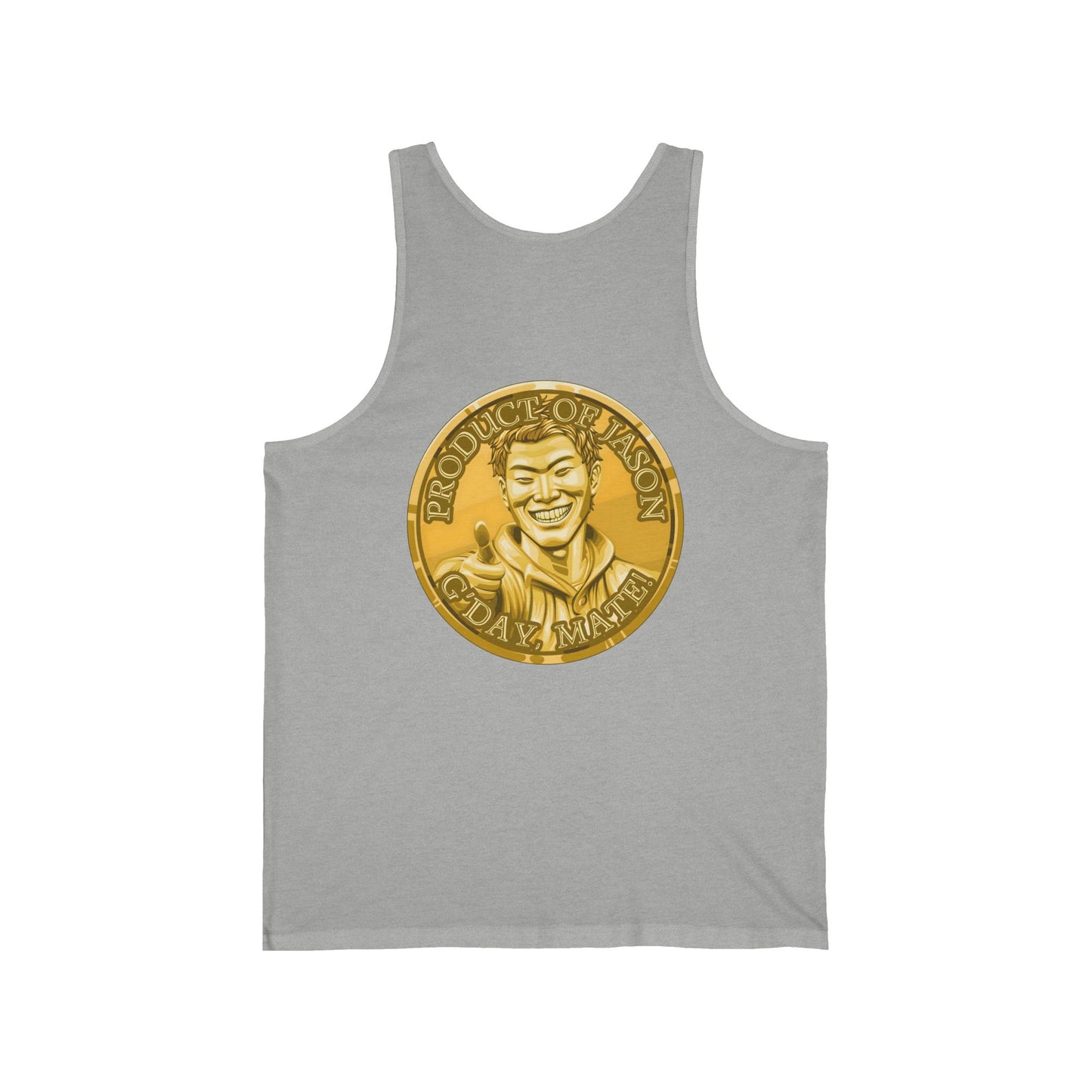 Gold Spirit Coin I Went to a Magical Alternate Universe and All I Got was Vast Cosmic Power Tank Top He Who Fights With Monsters Asano