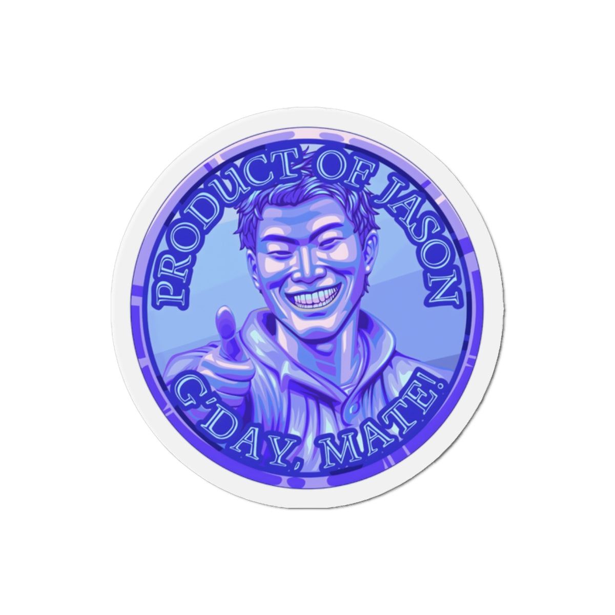 Diamond Spirit Coin Magnet of He Who Fights With Monsters Jason Asano Diamond G'day Mate Product of Jason Magnet Diamond Ranker Magnet