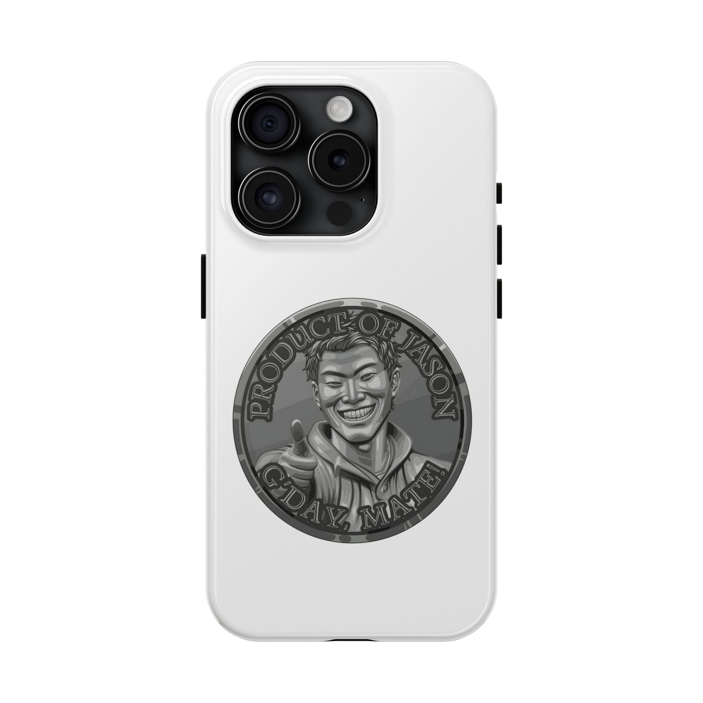 iPhone and Samsung Iron Spirit Coin Tough Phone Case - Durable Protection