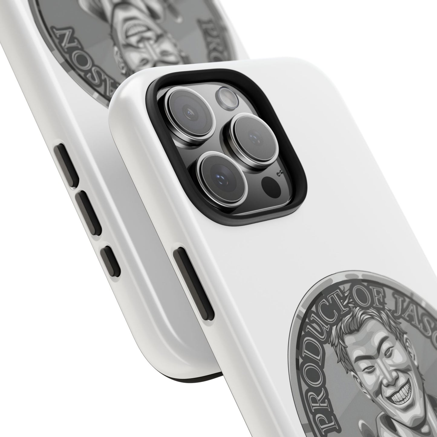 iPhone and Samsung Silver Spirit Coin Tough Phone Case - Durable Protection