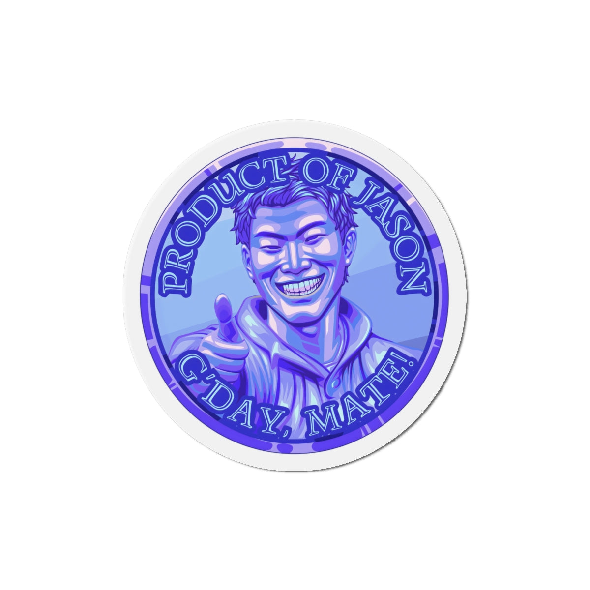 Diamond Spirit Coin Magnet of He Who Fights With Monsters Jason Asano Diamond G'day Mate Product of Jason Magnet Diamond Ranker Magnet