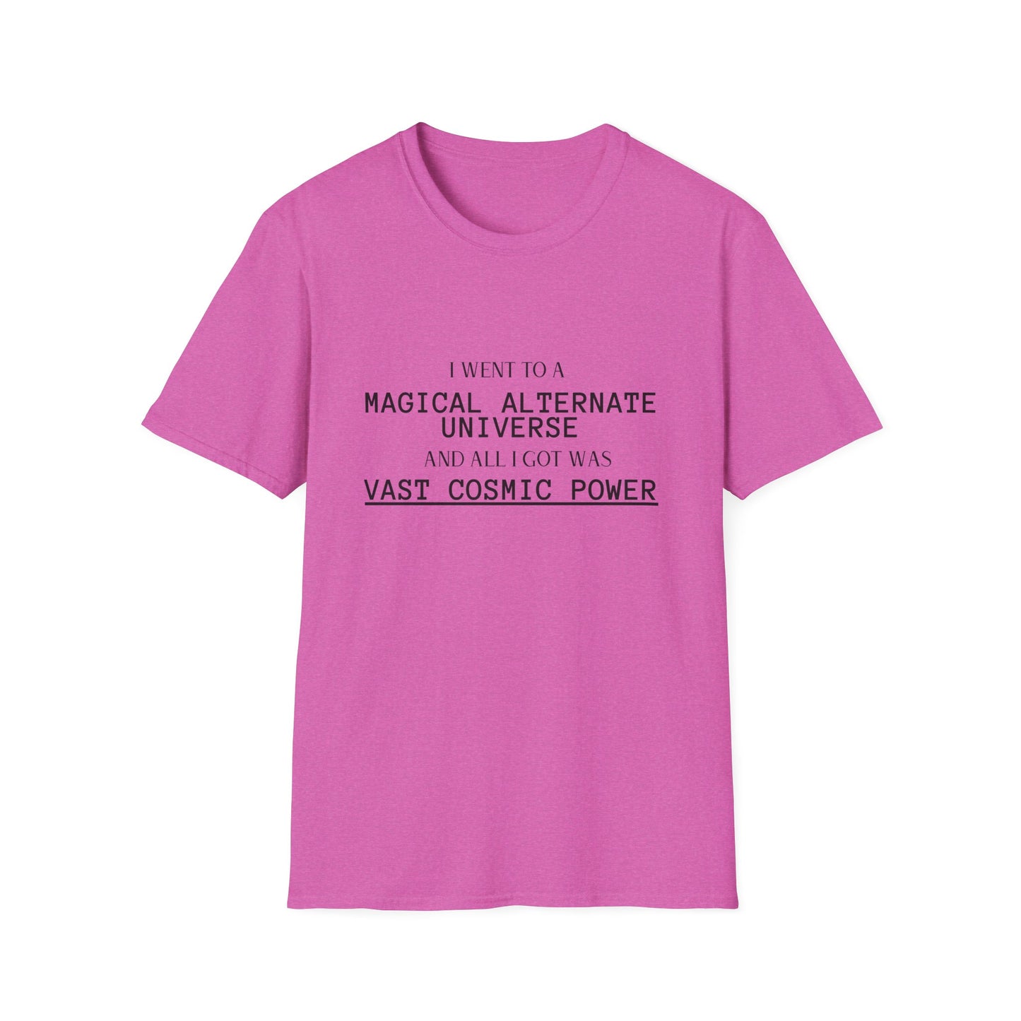 He Who Fights With Monsters Fan Fiction T-Shirt Bronze Rank I went to a MAGICAL ALTERNATE UNIVERSE and all I got was vast cosmic power