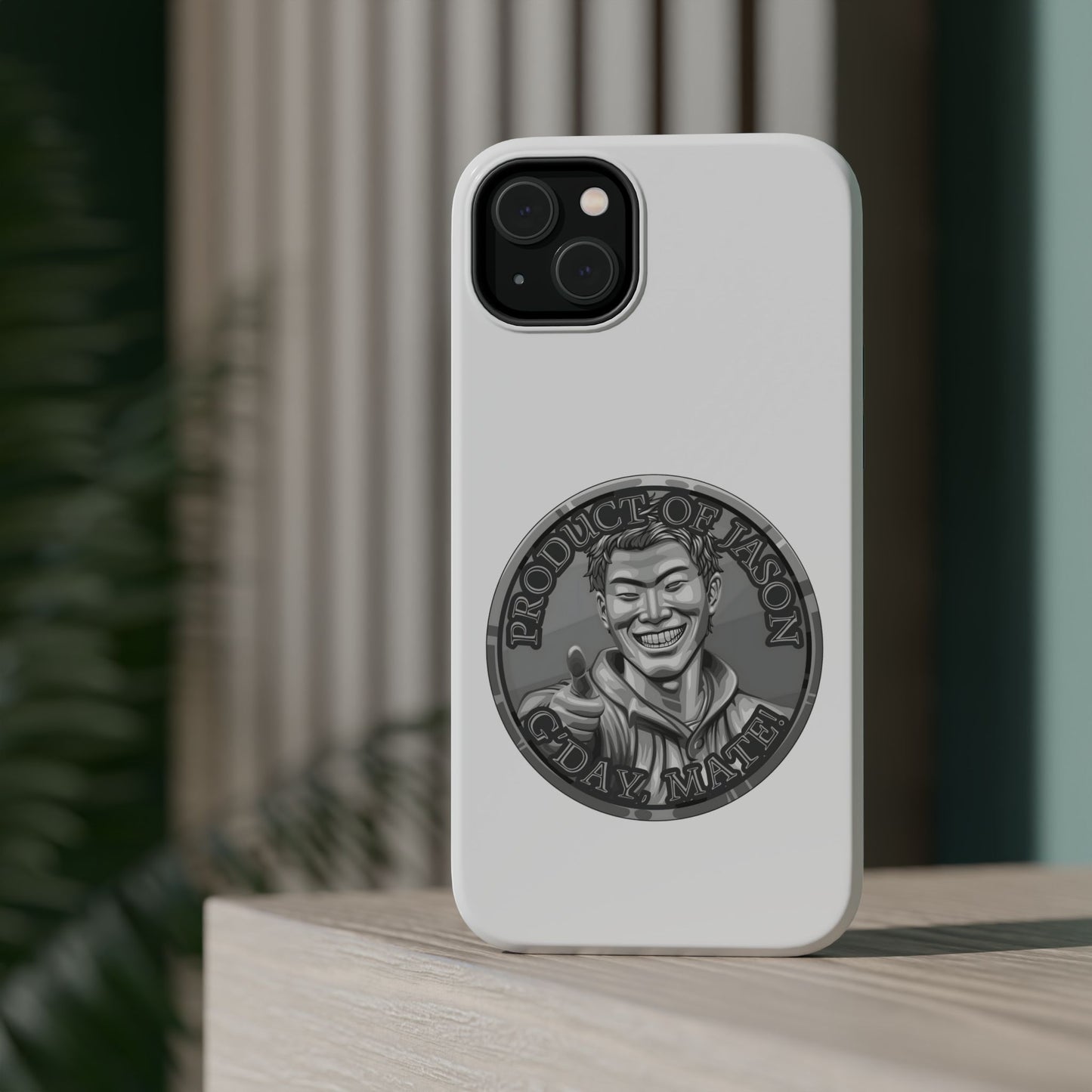 Silver Spirit Coin MagSafe Magnetic Tough Case