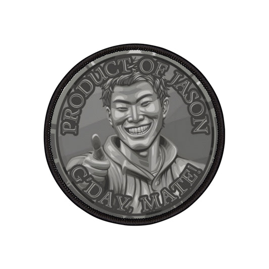 Product of Jason, G'day Mate Iron Rank Spirit Coin Patch HWFWM Fan Merch Fan Designed Spirit Coin Patch He Who Fights with Monsters