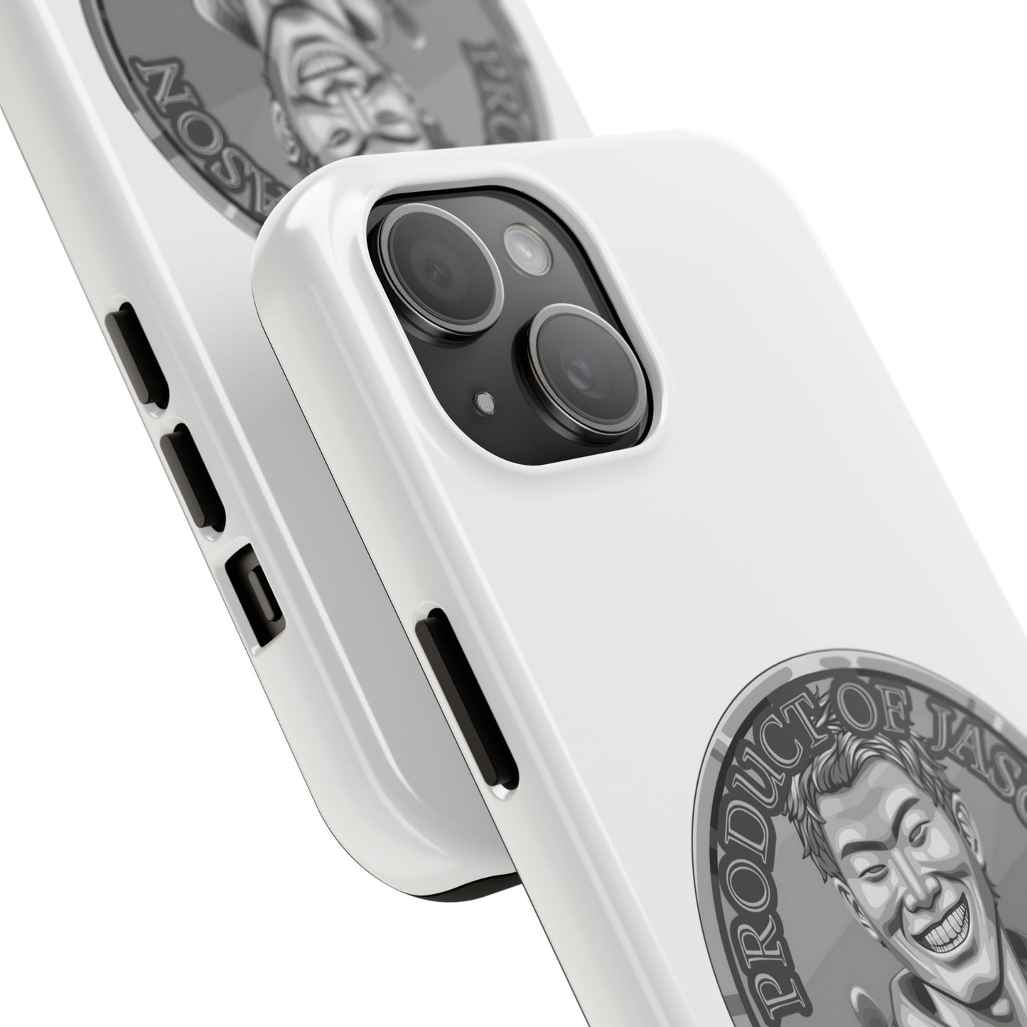 iPhone and Samsung Silver Spirit Coin Tough Phone Case - Durable Protection