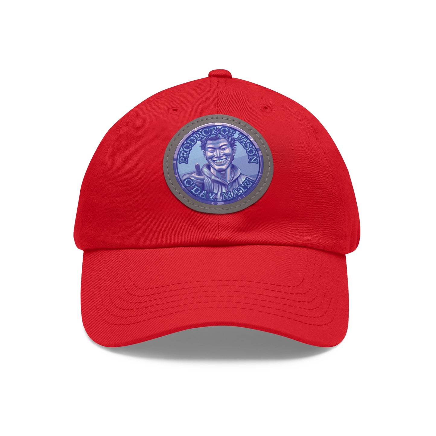 Diamond Spirit Coin Leather Patch Hat of He Who Fights With Monsters Jason Asano Diamond Coin Hat G'day Mate Product of Jason Ha ts