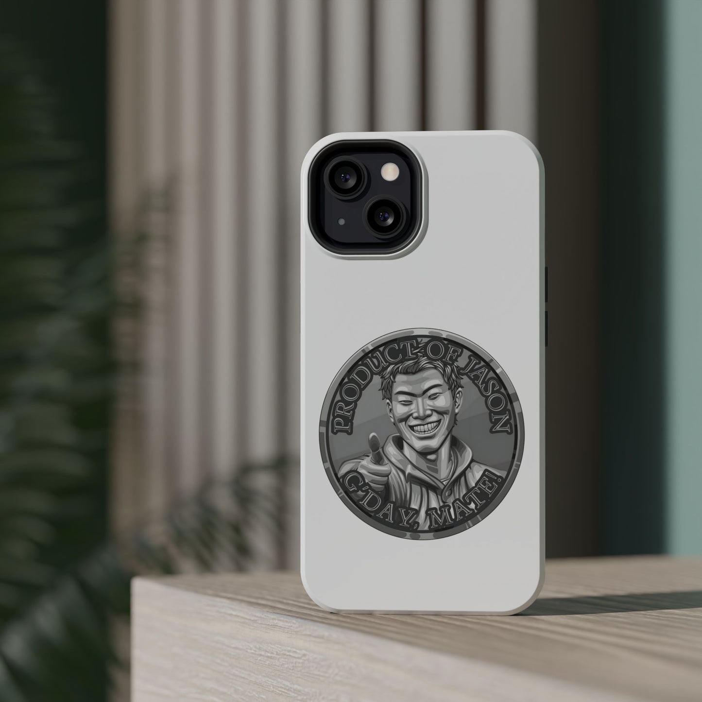 Silver Spirit Coin MagSafe Magnetic Tough Case