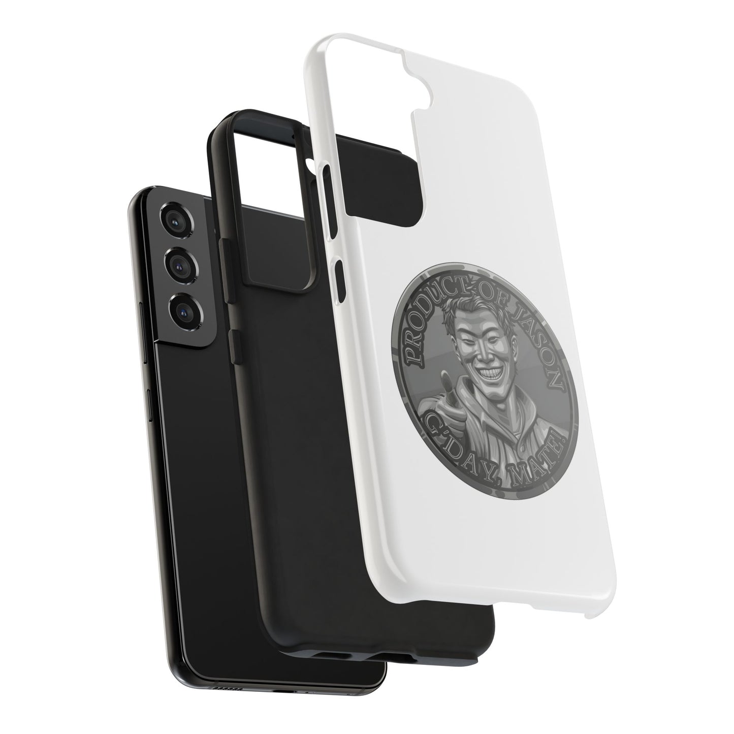 iPhone and Samsung Iron Spirit Coin Tough Phone Case - Durable Protection