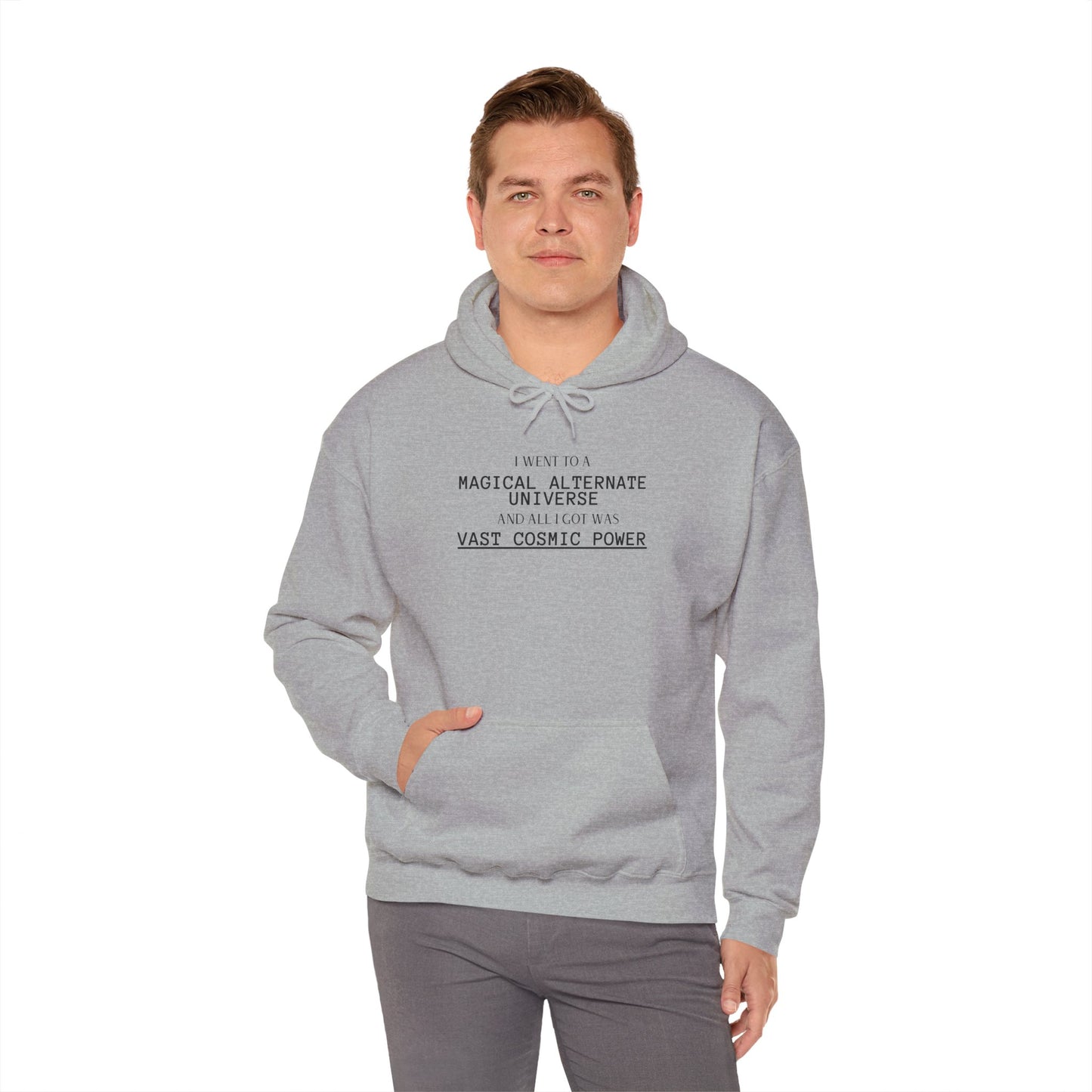 Iron Rank He Who Fights With Monsters Fan Fiction Hoodie I went to a MAGICAL ALTERNATE UNIVERSE and all I got was Vast Cosmic Power