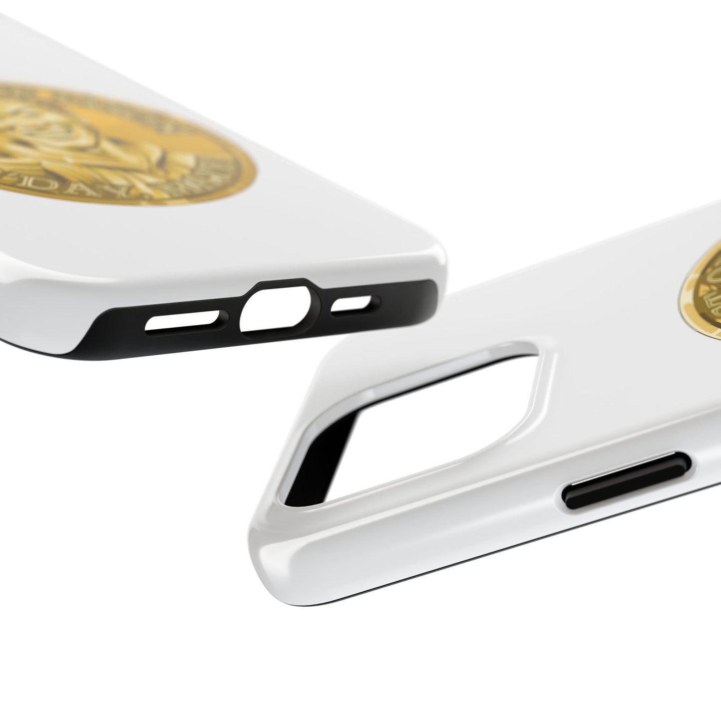 iPhone and Samsung Gold Spirit Coin Tough Phone Case - Durable Protection