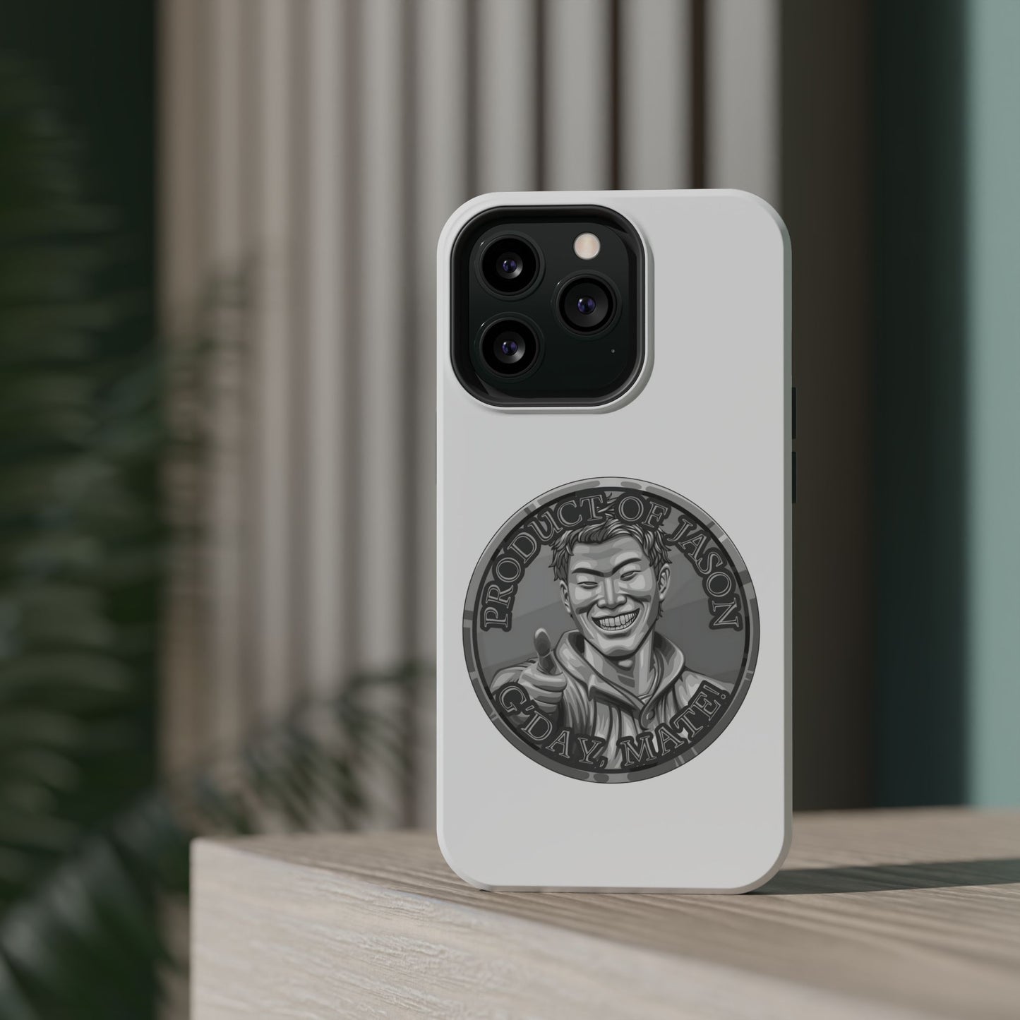 Silver Spirit Coin MagSafe Magnetic Tough Case