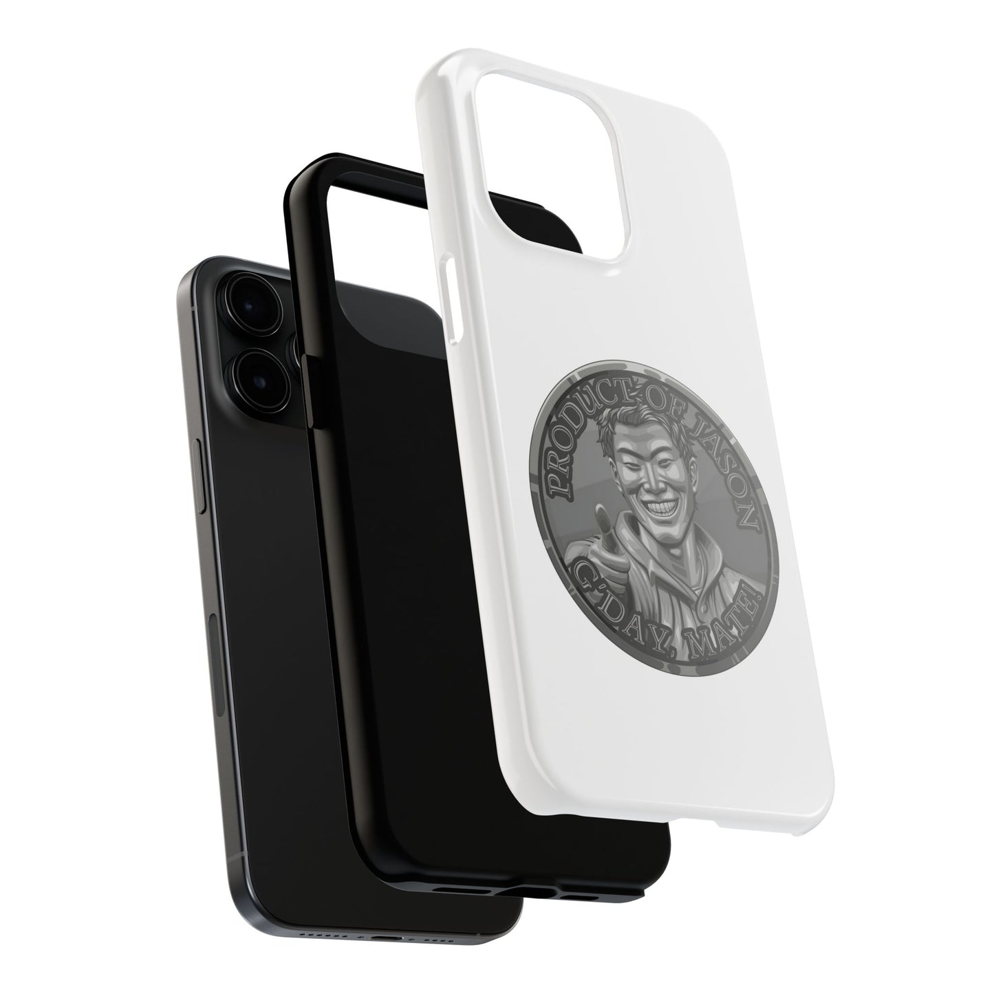 iPhone and Samsung Iron Spirit Coin Tough Phone Case - Durable Protection