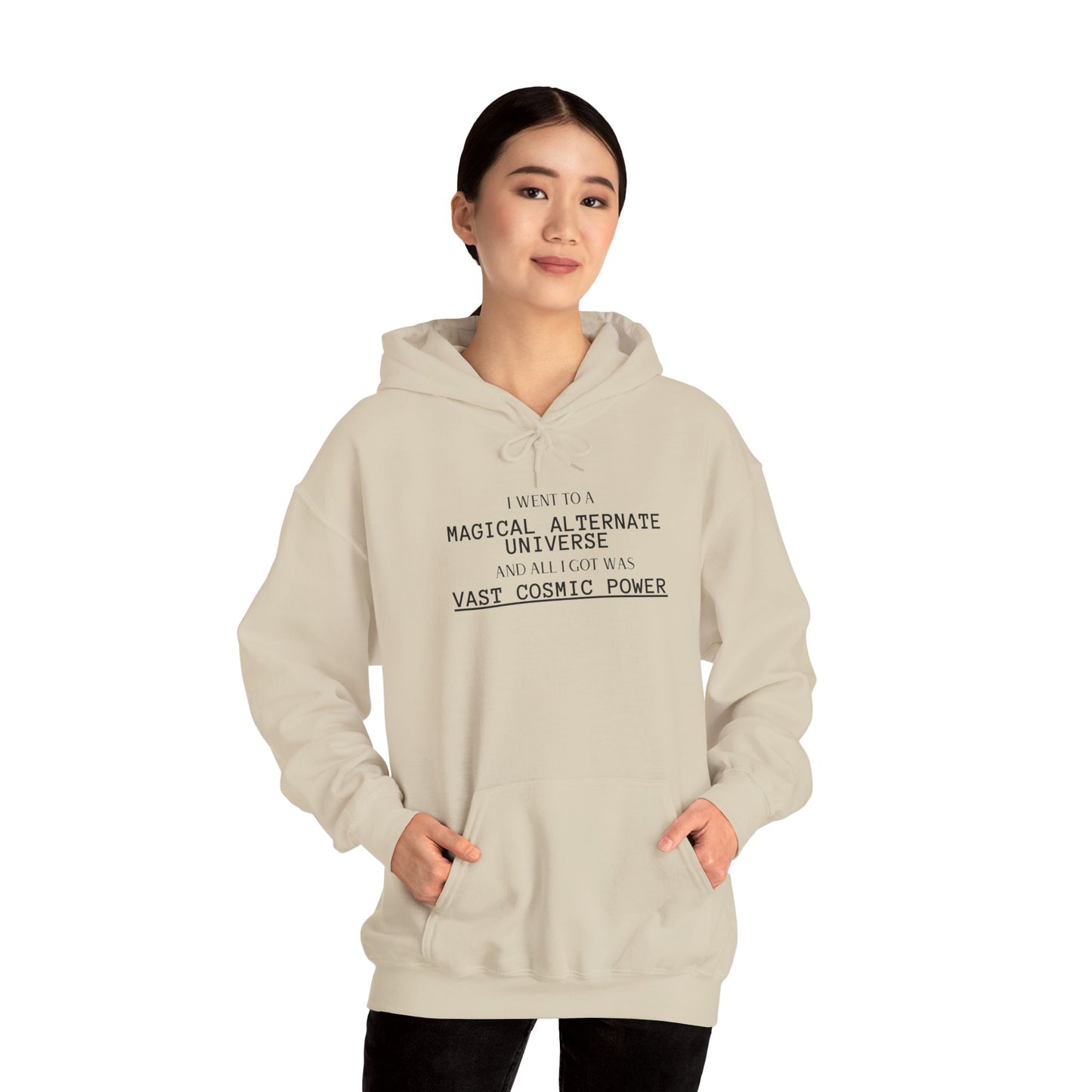 Iron Rank He Who Fights With Monsters Fan Fiction Hoodie I went to a MAGICAL ALTERNATE UNIVERSE and all I got was Vast Cosmic Power