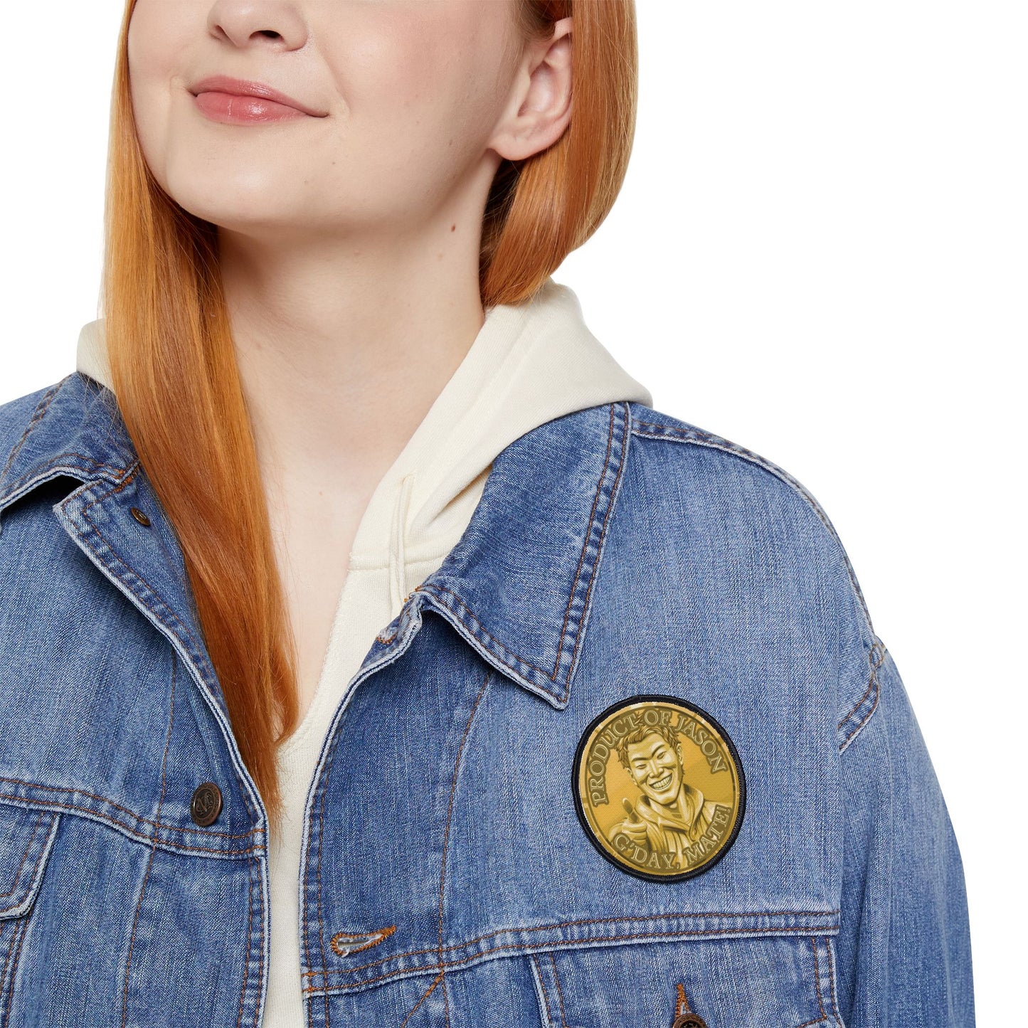 Product of Jason, G'day Mate Gold Rank Spirit Coin Patch HWFWM Fan Merch Fan Designed Spirit Coin Patch He Who Fights with Monsters