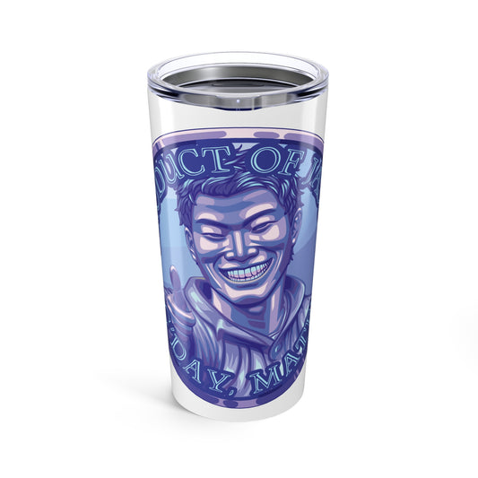 Diamond Spirit Coin Tumbler 20oz of He Who Fights With Monsters Jason Asano Diamond Coin Tumbler G'day Mate Product of Jason Tumbler