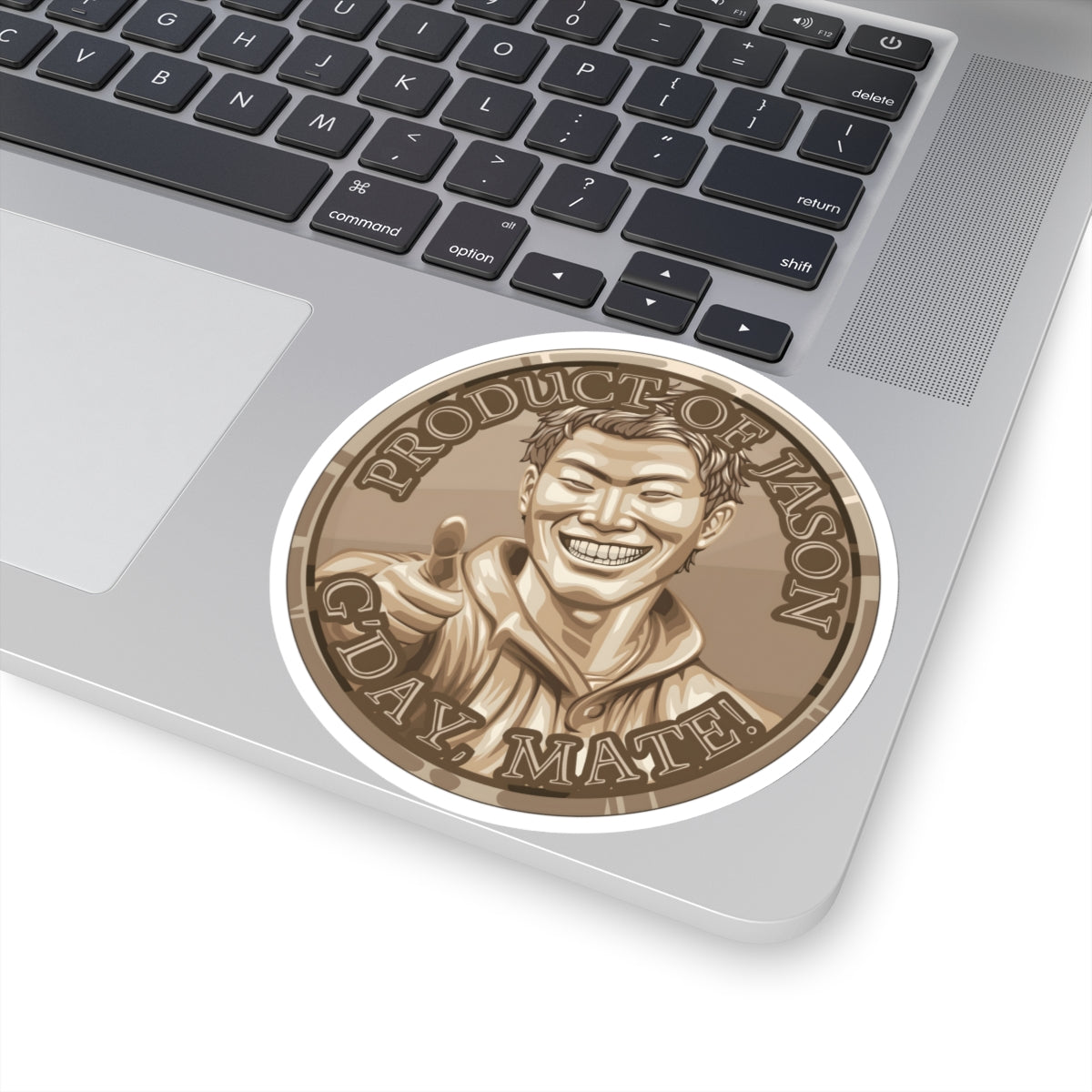 (Indoor) Bronze Spirit Coin Sticker of He Who Fights With Monsters Jason Asano Bronze Coin Sticker G'day Mate Product of Jason Sticker Bronze Rank