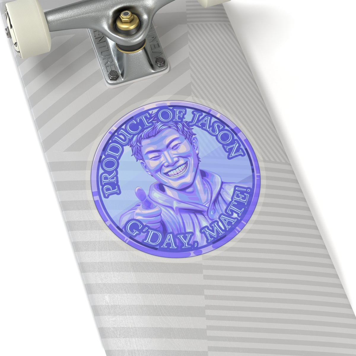 (Indoor) Diamond Spirit Coin Sticker of He Who Fights With Monsters Jason Asano Diamond Coin Sticker G'day Mate Product of Jason Sticker Diamond Rank