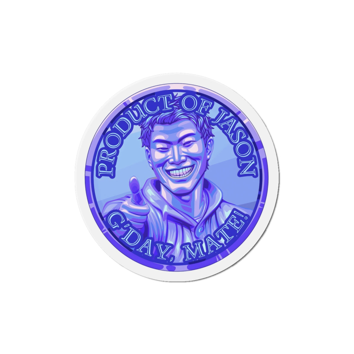 Diamond Spirit Coin Magnet of He Who Fights With Monsters Jason Asano Diamond G'day Mate Product of Jason Magnet Diamond Ranker Magnet