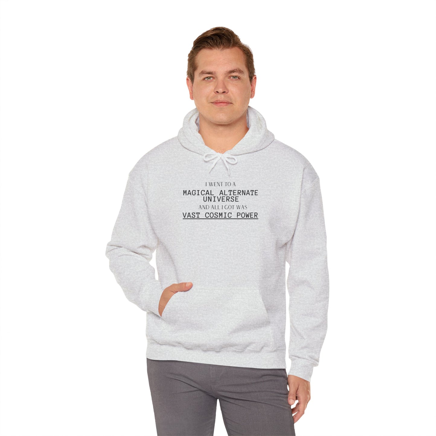 Iron Rank He Who Fights With Monsters Fan Fiction Hoodie I went to a MAGICAL ALTERNATE UNIVERSE and all I got was Vast Cosmic Power