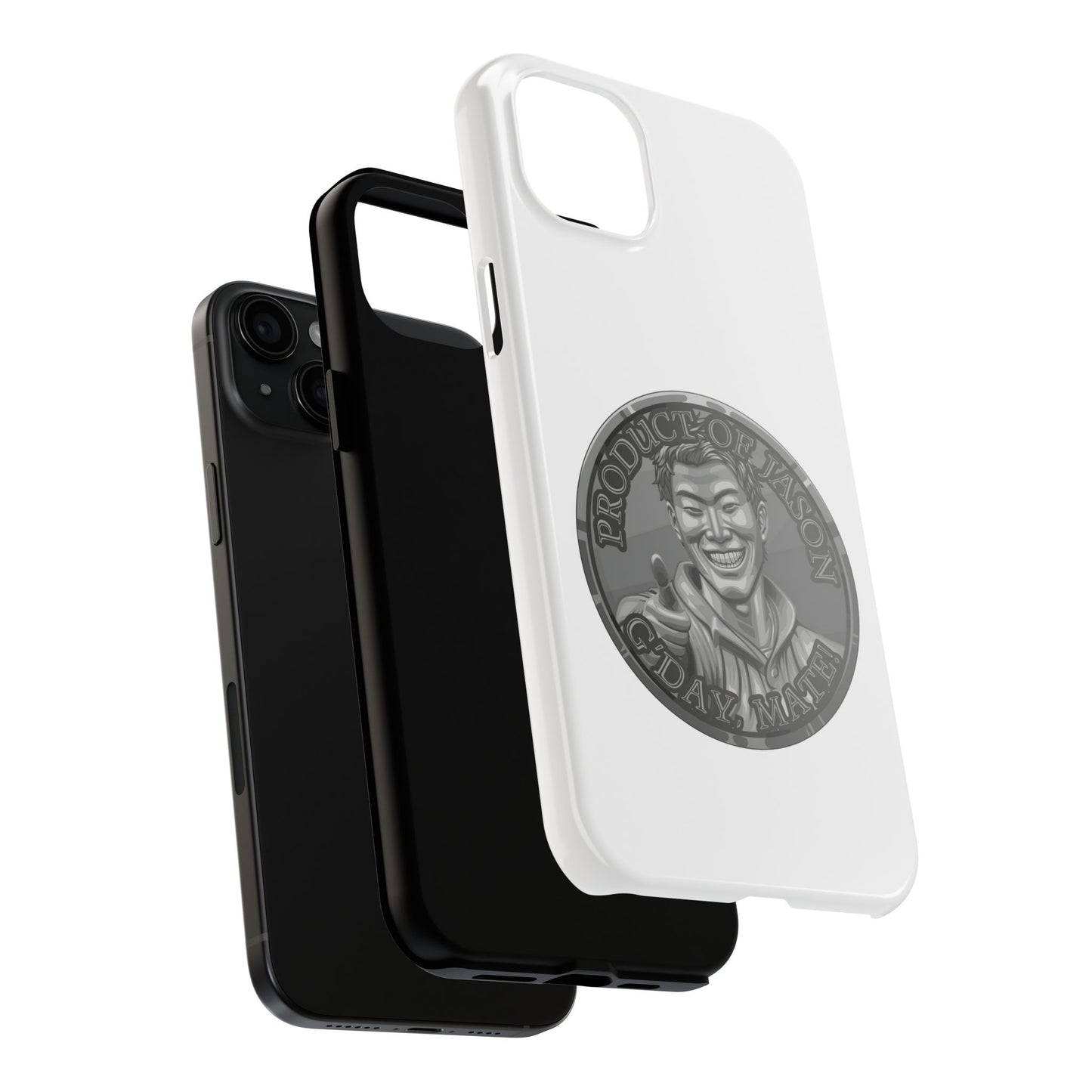 iPhone and Samsung Iron Spirit Coin Tough Phone Case - Durable Protection