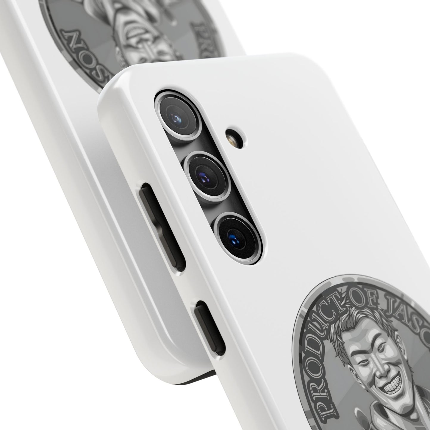 iPhone and Samsung Silver Spirit Coin Tough Phone Case - Durable Protection