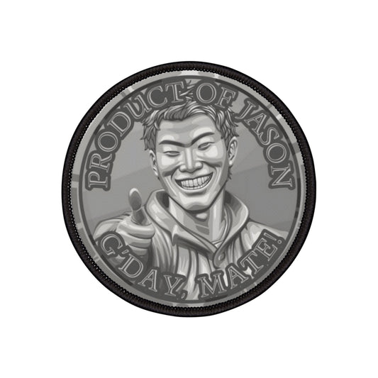 Product of Jason, G'day Mate Silver Rank Spirit Coin Patch HWFWM Fan Merch Fan Designed Spirit Coin Patch He Who Fights with Monsters
