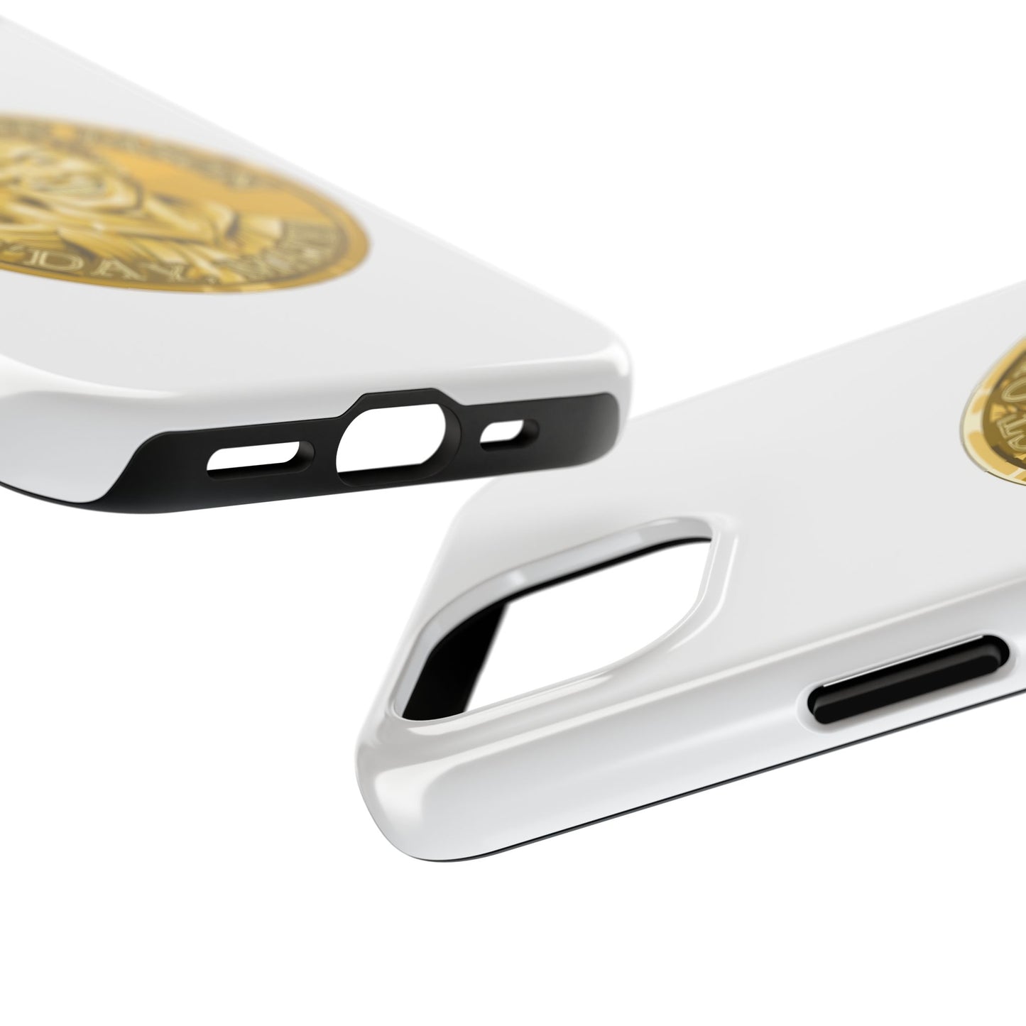 iPhone and Samsung Gold Spirit Coin Tough Phone Case - Durable Protection