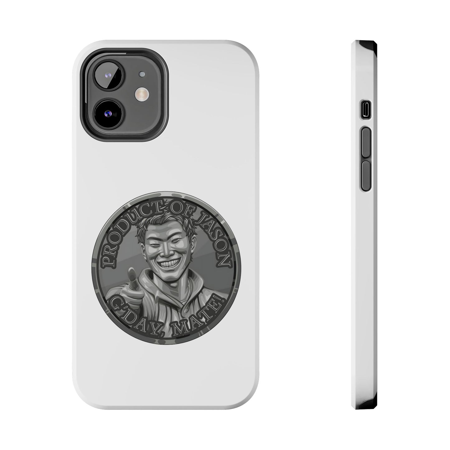 iPhone and Samsung Iron Spirit Coin Tough Phone Case - Durable Protection