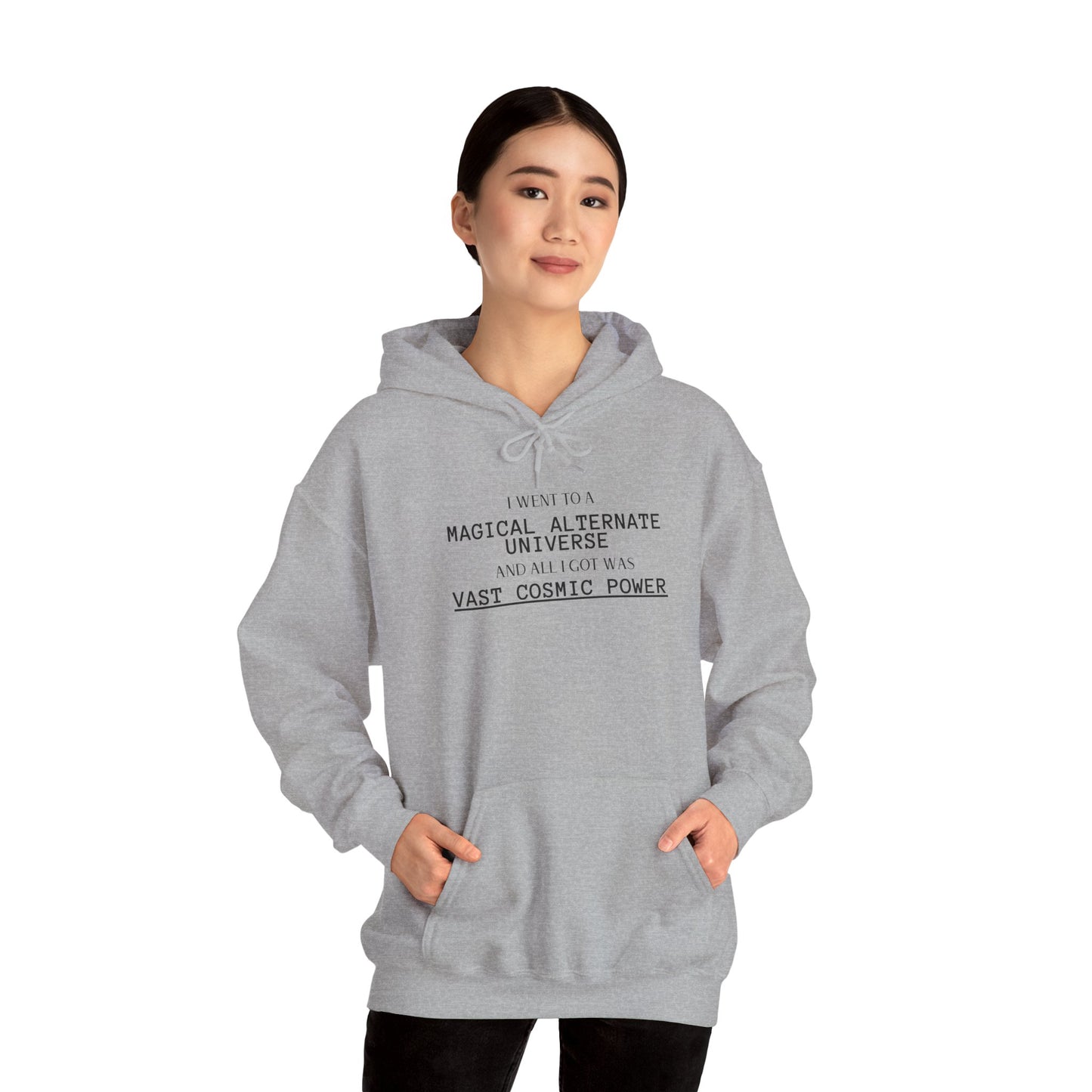 Silver Rank He Who Fights With Monsters Fan Fiction Hoodie I went to a MAGICAL ALTERNATE UNIVERSE and all I got was Vast Cosmic Power