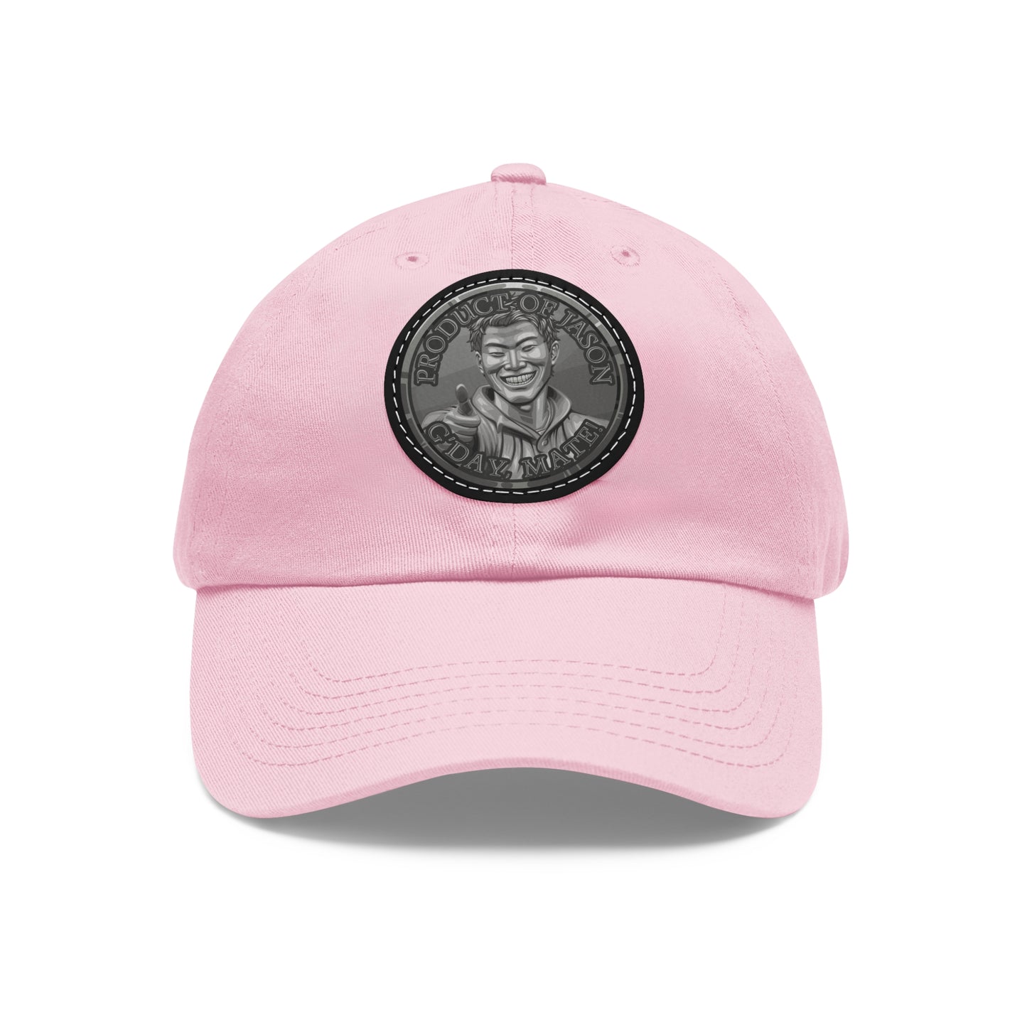 Iron Spirit Coin Leather Patch Hat of He Who Fights With Monsters Jason Asano Iron Coin Hat G'day Mate Product of Jason Ha ts