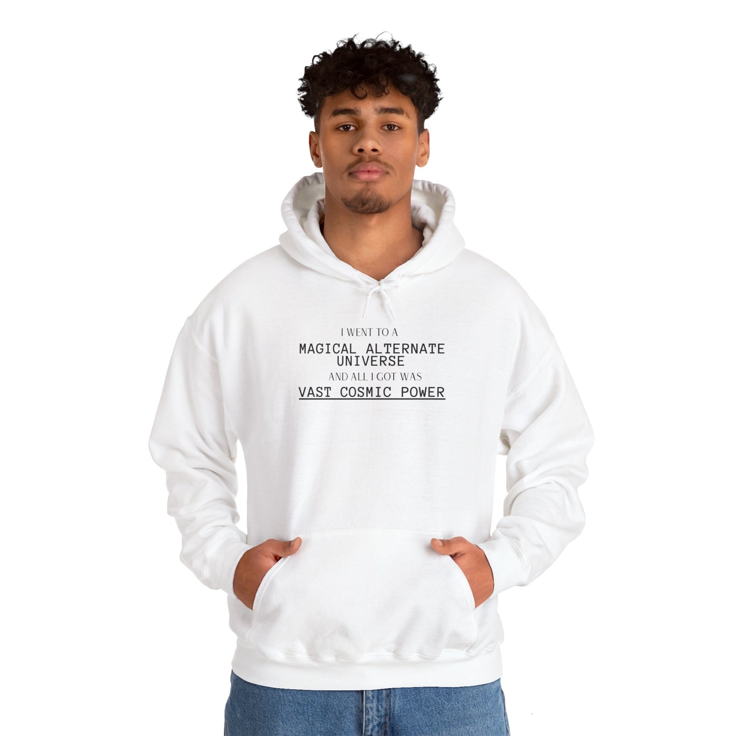 Silver Rank He Who Fights With Monsters Fan Fiction Hoodie I went to a MAGICAL ALTERNATE UNIVERSE and all I got was Vast Cosmic Power
