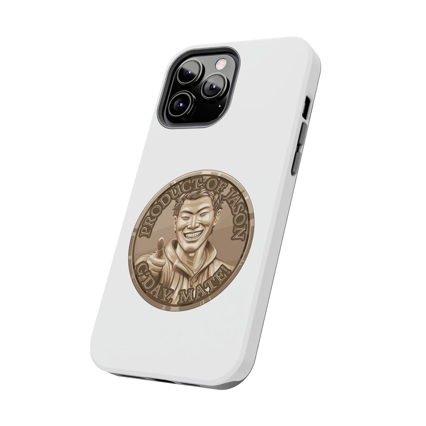 iPhone and Samsung Bronze Spirit Coin Tough Phone Case - Durable Protection