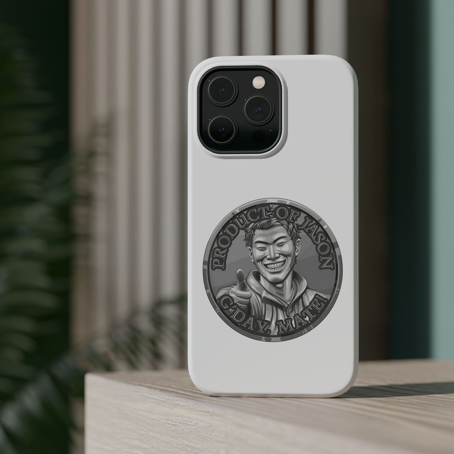 Silver Spirit Coin MagSafe Magnetic Tough Case