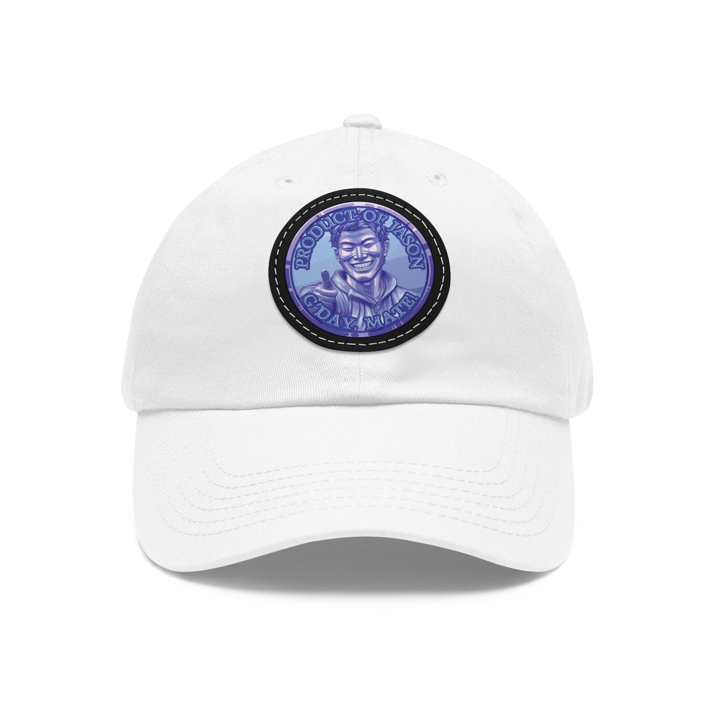 Diamond Spirit Coin Leather Patch Hat of He Who Fights With Monsters Jason Asano Diamond Coin Hat G'day Mate Product of Jason Ha ts