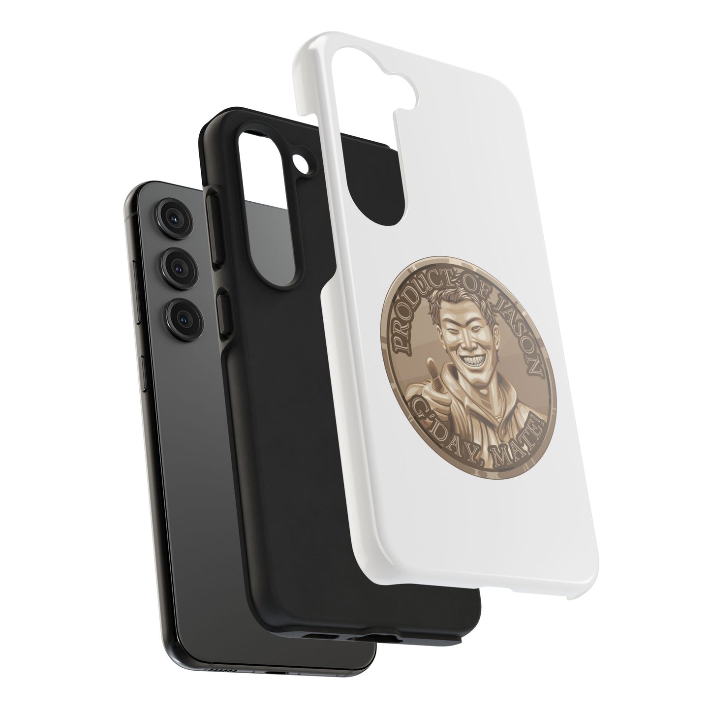 iPhone and Samsung Bronze Spirit Coin Tough Phone Case - Durable Protection