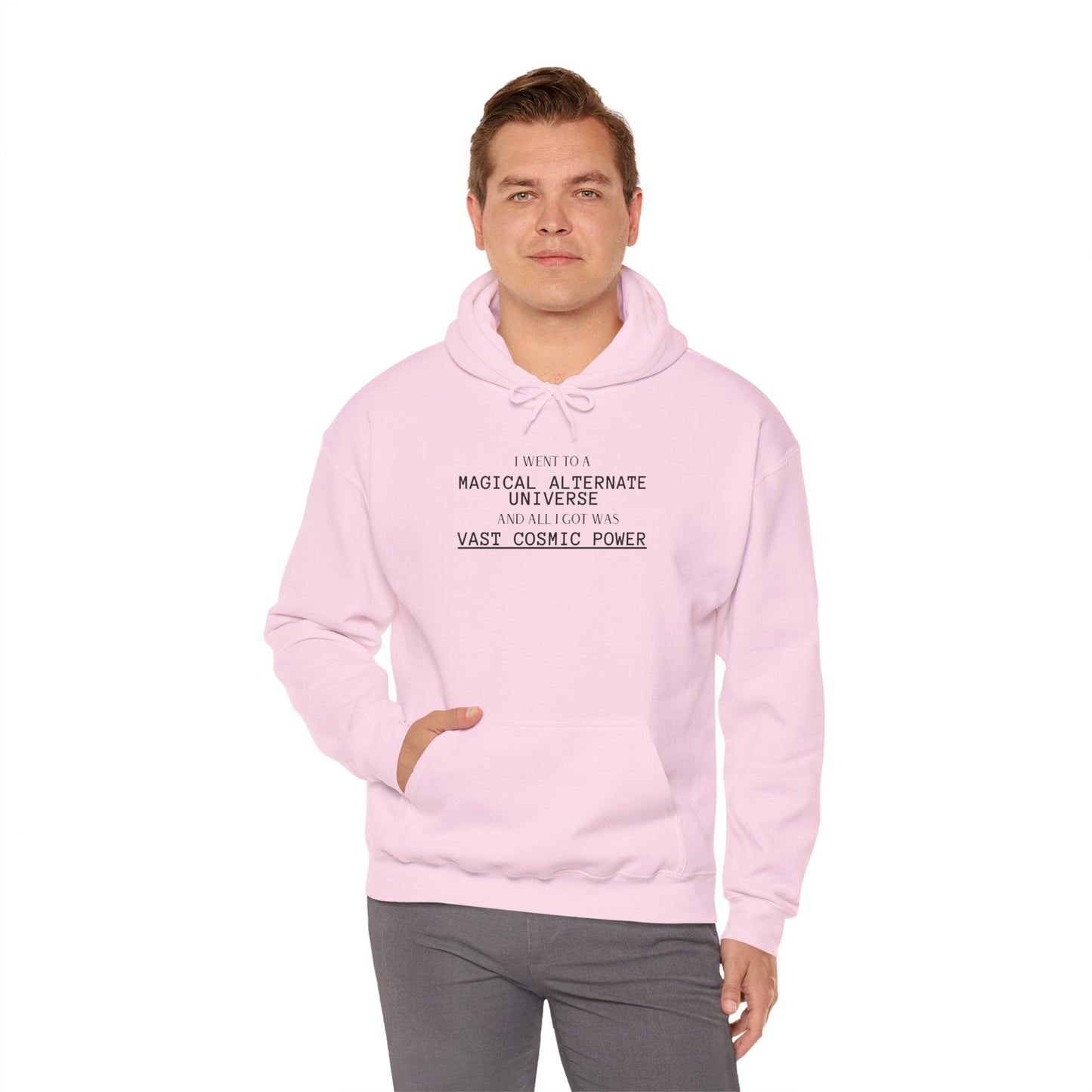 Iron Rank He Who Fights With Monsters Fan Fiction Hoodie I went to a MAGICAL ALTERNATE UNIVERSE and all I got was Vast Cosmic Power