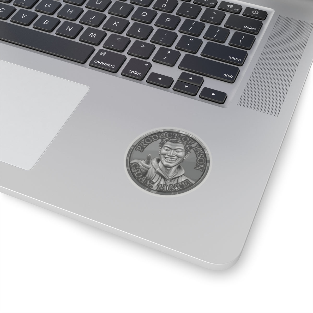 (Indoor) Iron Spirit Coin Sticker of He Who Fights With Monsters Jason Asano Iron Coin Sticker G'day Mate Product of Jason Sticker Iron Rank Sticker