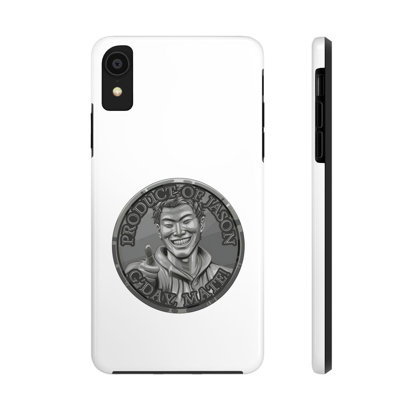 iPhone and Samsung Iron Spirit Coin Tough Phone Case - Durable Protection