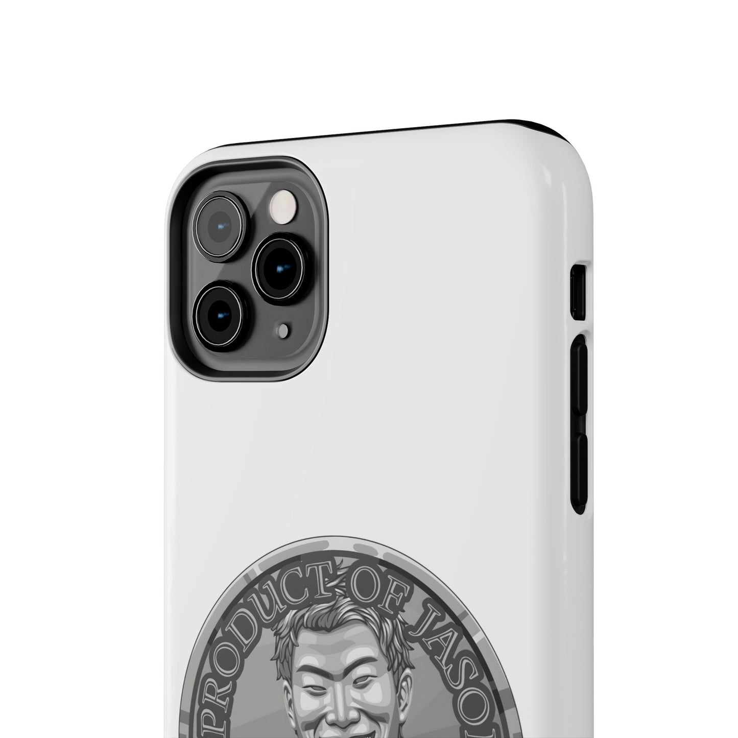 iPhone and Samsung Silver Spirit Coin Tough Phone Case - Durable Protection