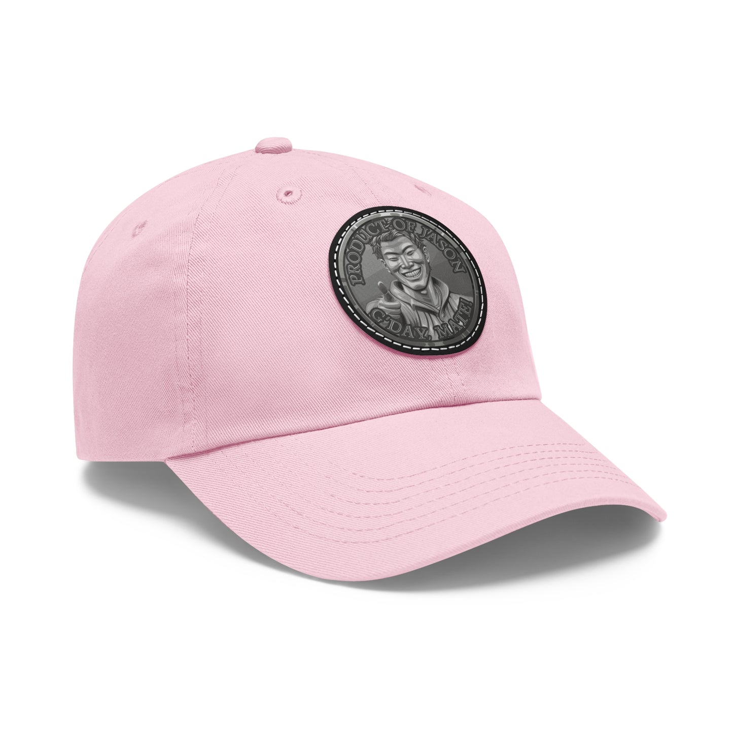 Iron Spirit Coin Leather Patch Hat of He Who Fights With Monsters Jason Asano Iron Coin Hat G'day Mate Product of Jason Ha ts