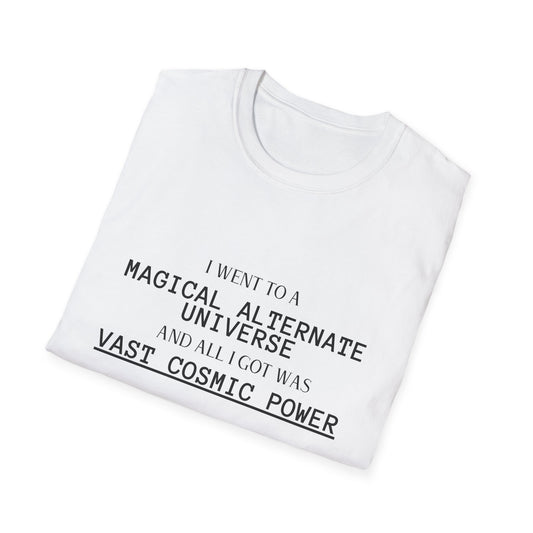 He Who Fights With Monsters Fan Fiction T-Shirt Diamond Rank I went to a MAGICAL ALTERNATE UNIVERSE and all I got was vast cosmic power