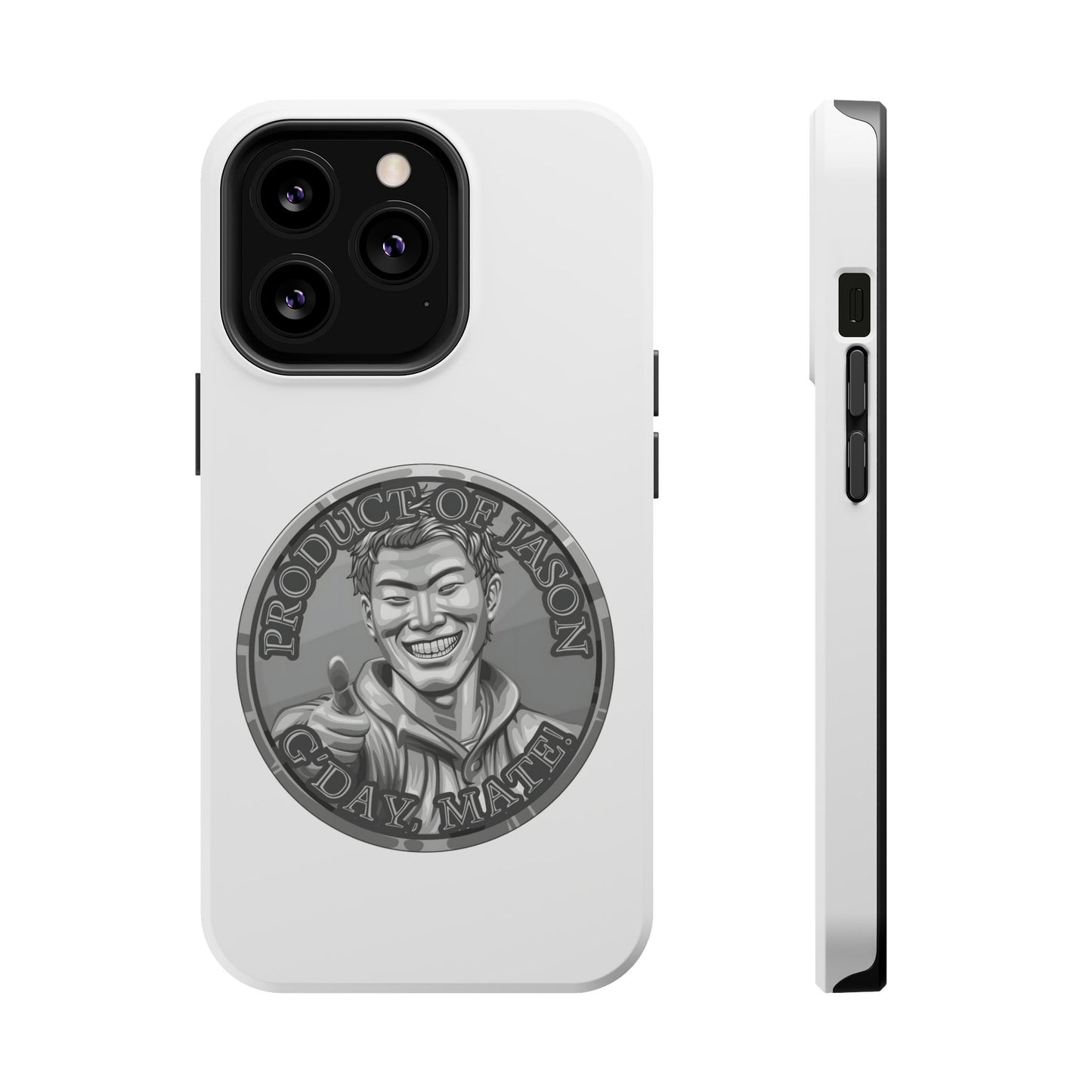 Silver Spirit Coin MagSafe Magnetic Tough Case